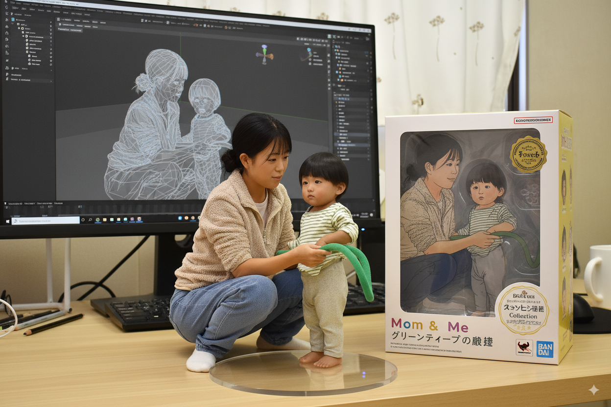 フィギュア風AI画像サンプル